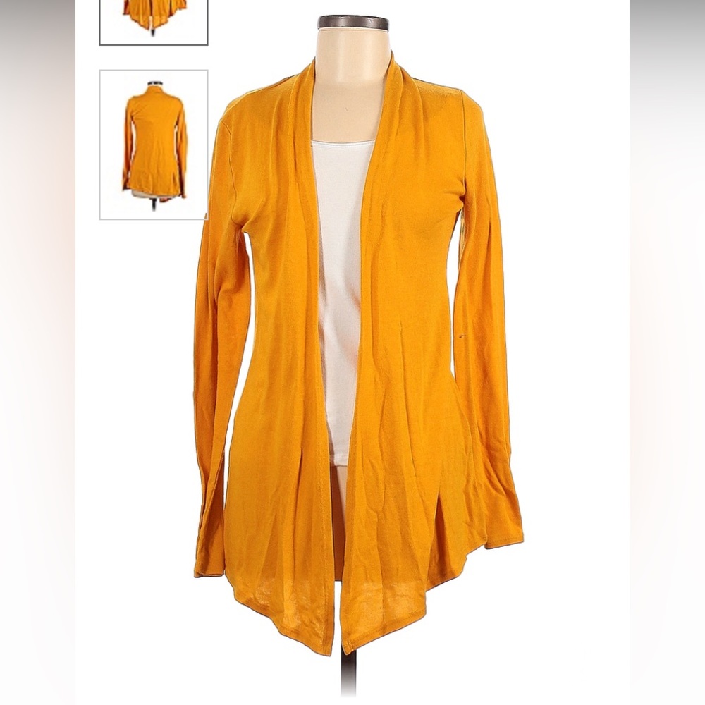 Mix By 41 Hawthorn Cardigan Sweater M Yellow
